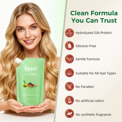 Sysni 3-in-1 Rosemary Amino Acid Shampoo