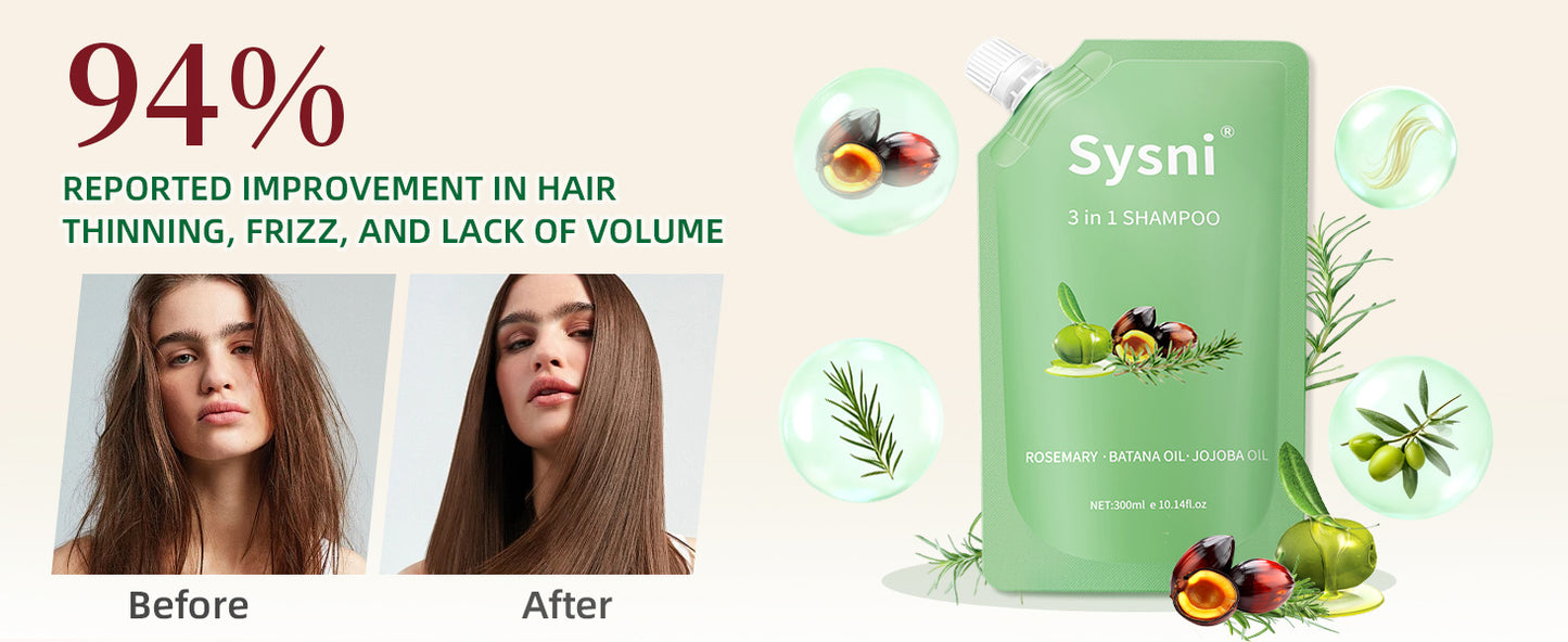 Sysni 3-in-1 Rosemary Amino Acid Shampoo